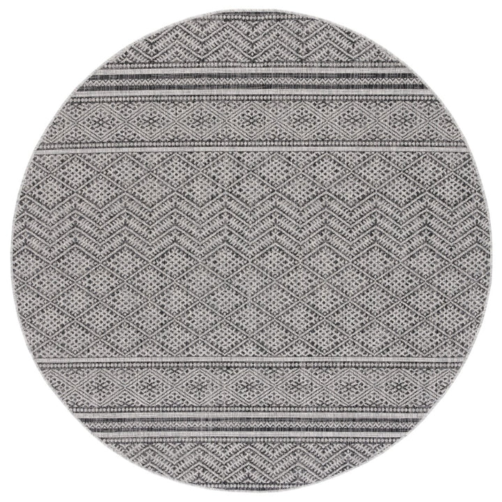 SAFAVIEH CY8168-37621 Courtyard Black / Grey Image 1