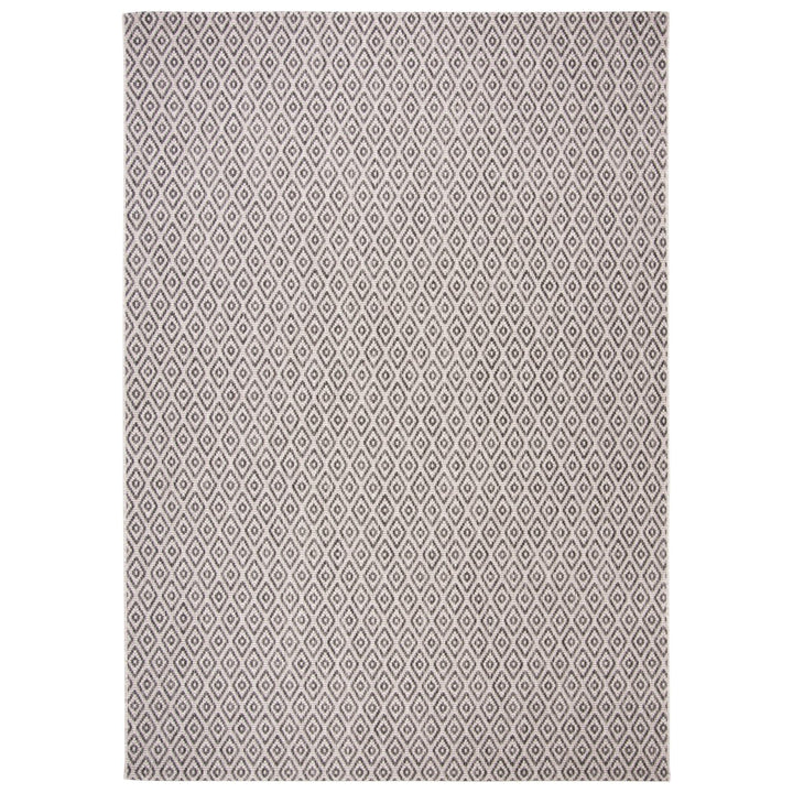 SAFAVIEH Outdoor CY8218-36612 Courtyard Beige / Black Rug Image 1