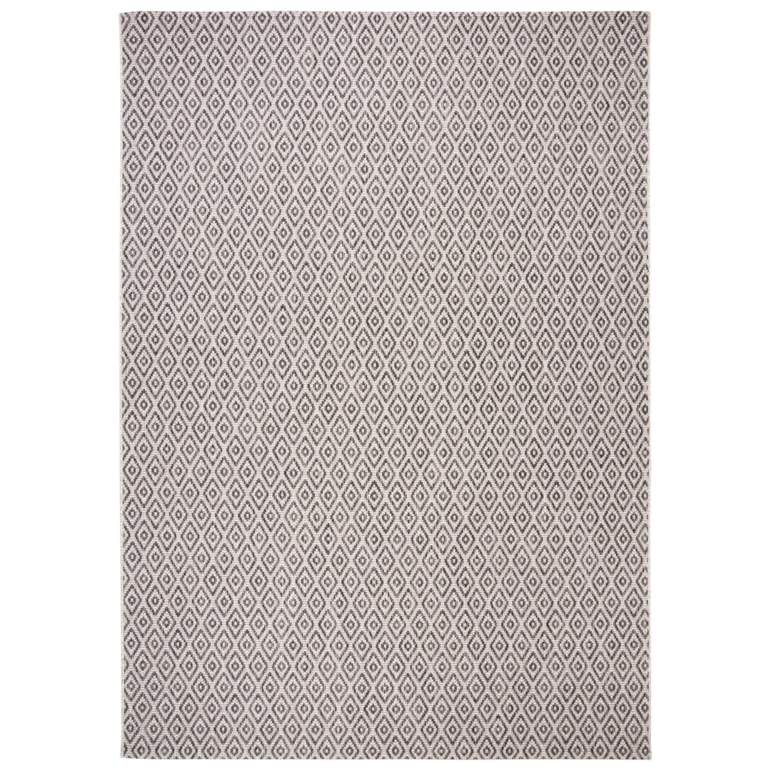 SAFAVIEH Outdoor CY8218-36612 Courtyard Beige / Black Rug Image 1