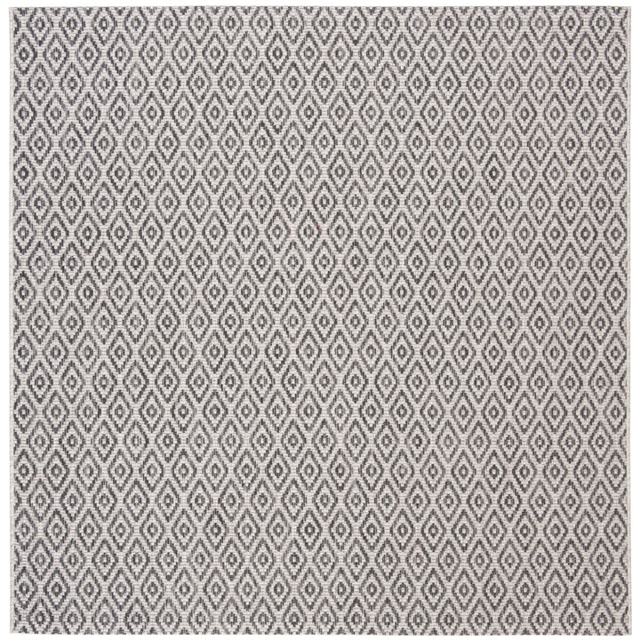 SAFAVIEH Outdoor CY8218-36612 Courtyard Beige / Black Rug Image 1