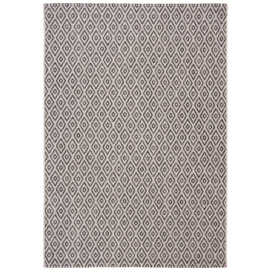 SAFAVIEH Outdoor CY8218-36612 Courtyard Beige / Black Rug Image 11