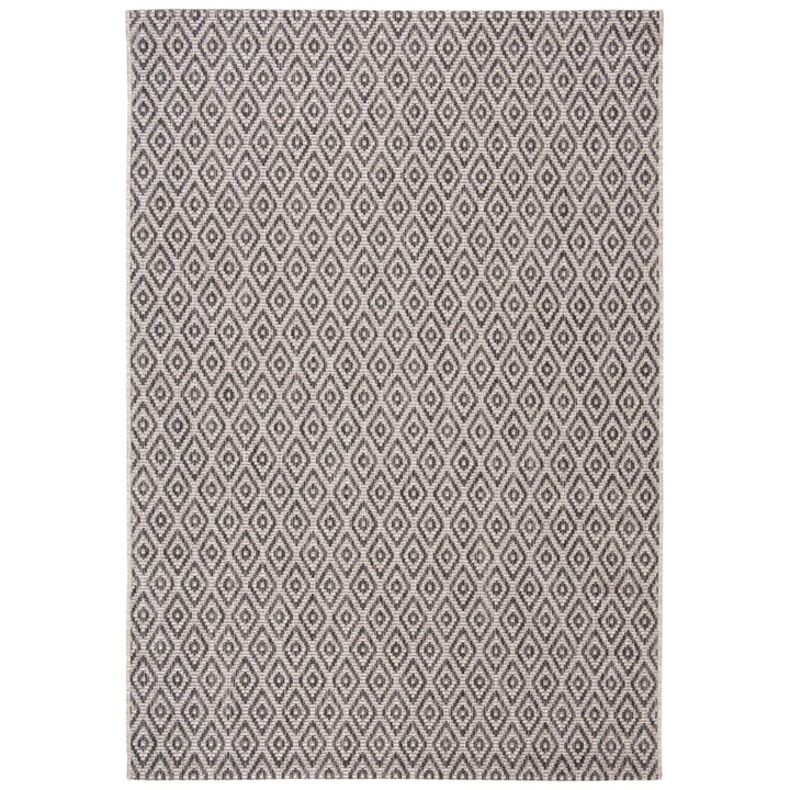 SAFAVIEH Outdoor CY8218-36612 Courtyard Beige / Black Rug Image 1