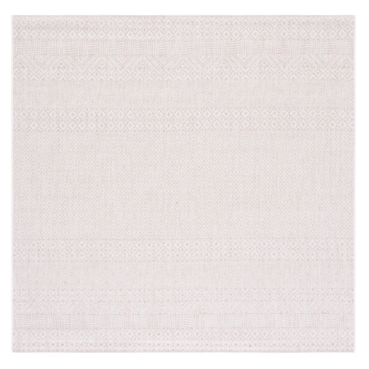 SAFAVIEH Outdoor CY8235-56212 Courtyard Ivory / Soft Pink Rug Image 6