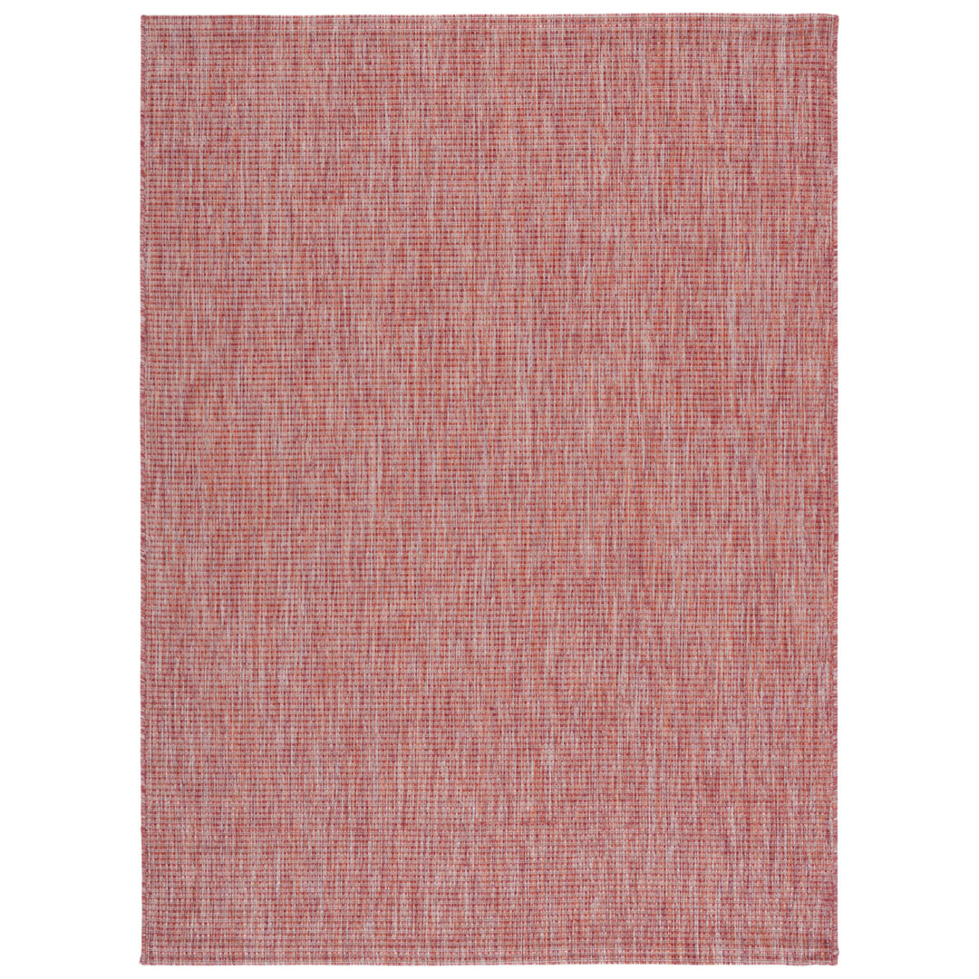 SAFAVIEH Outdoor CY8403-36522 Courtyard Red / Red Rug Image 1