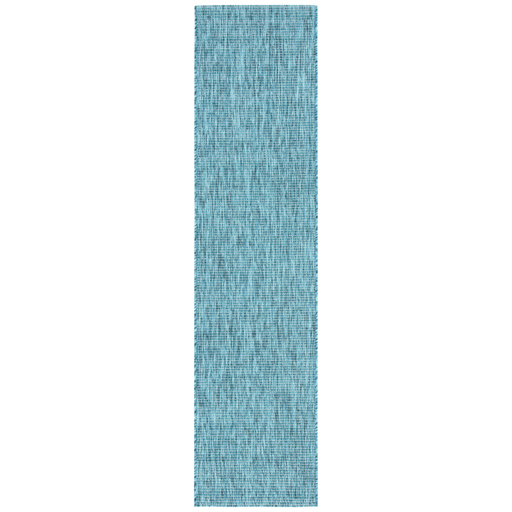 SAFAVIEH Outdoor CY8403-37222 Courtyard Grey / Aqua Rug Image 6