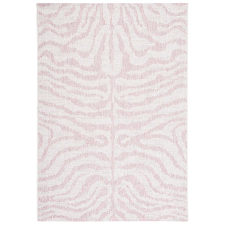 SAFAVIEH CY8444-56212 Courtyard Ivory / Pink Image 1