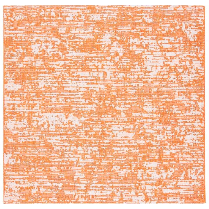 SAFAVIEH Outdoor CY8452-52821 Courtyard Orange / Ivory Rug Image 7