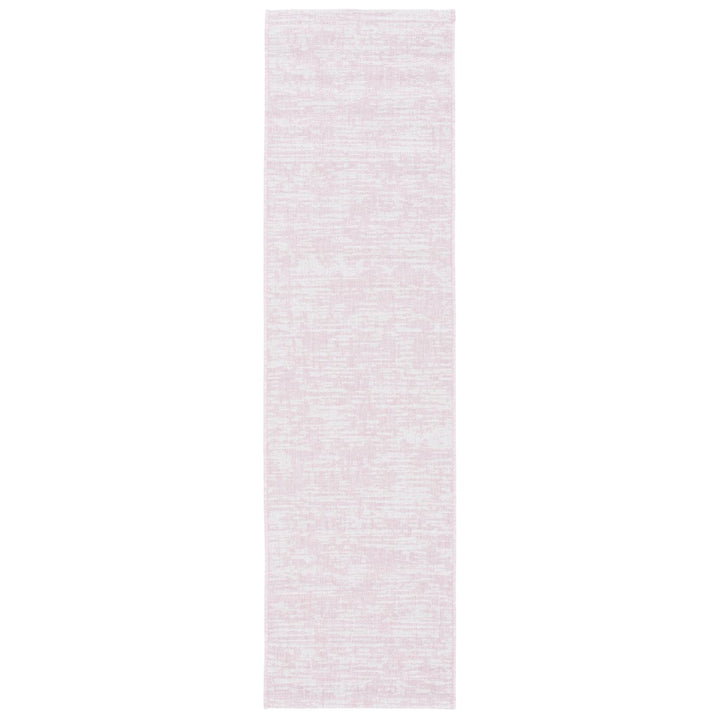 SAFAVIEH Outdoor CY8452-56221 Courtyard Pink / Ivory Rug Image 1