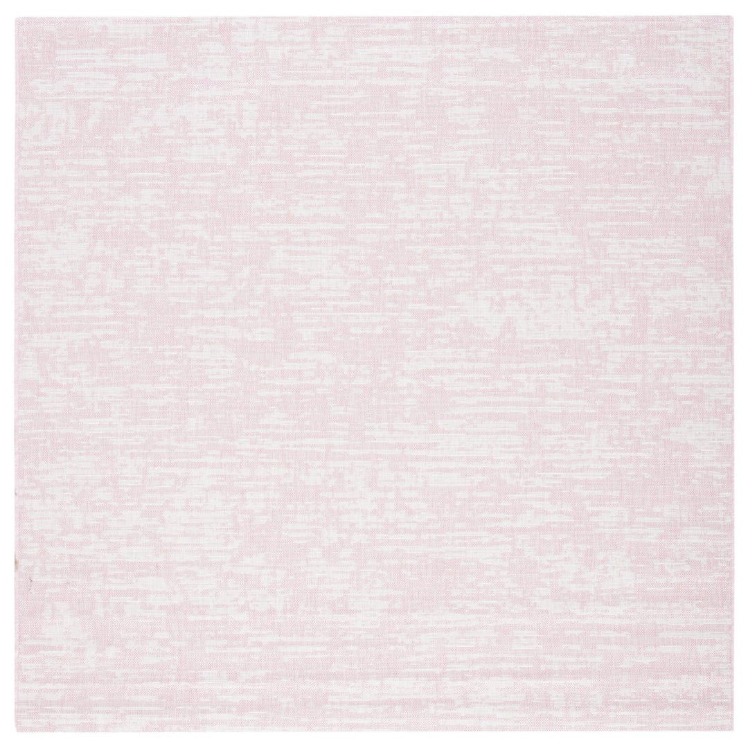 SAFAVIEH Outdoor CY8452-56221 Courtyard Pink / Ivory Rug Image 1