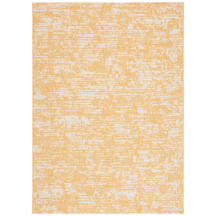 SAFAVIEH Outdoor CY8452-56021 Courtyard Gold / Ivory Rug Image 4
