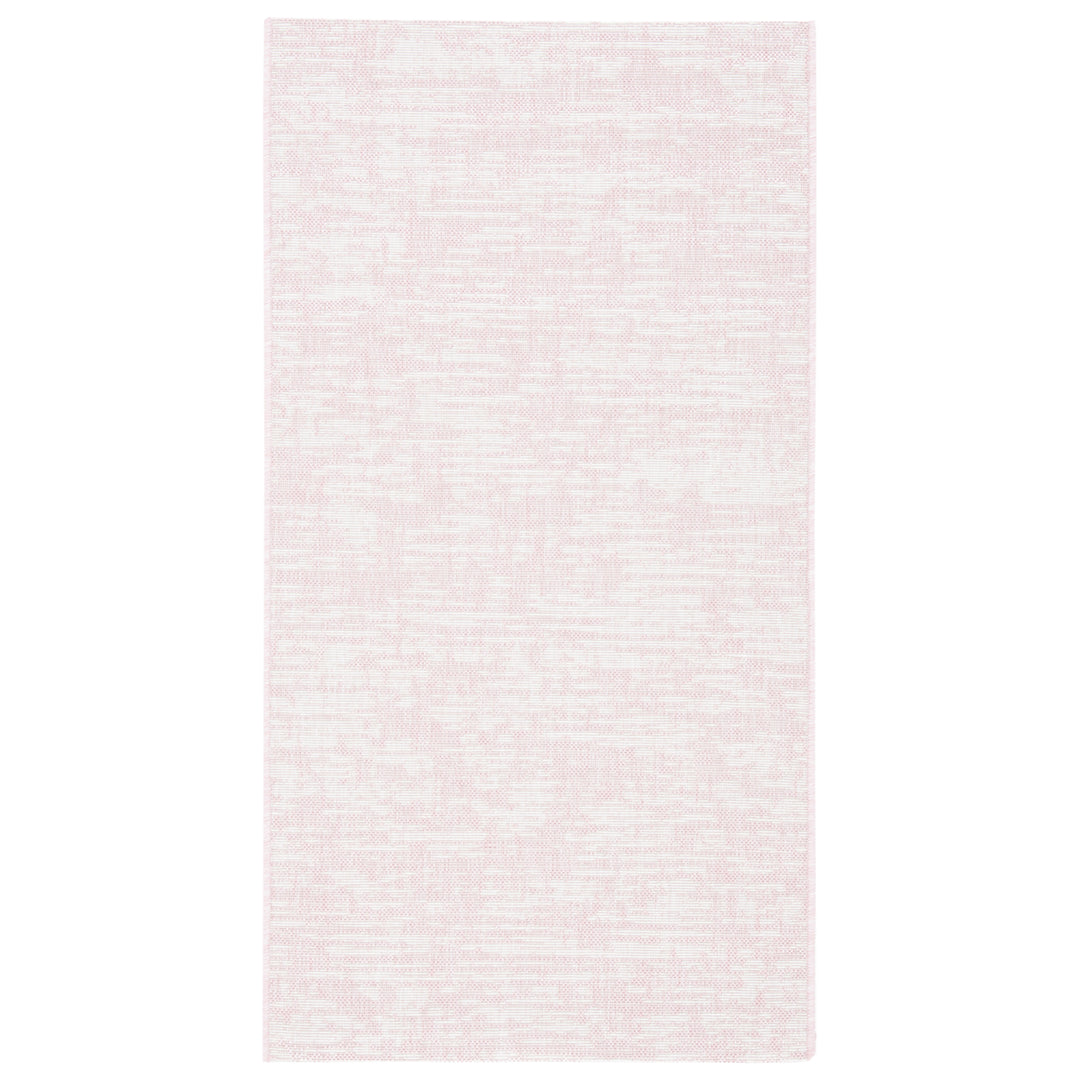 SAFAVIEH Outdoor CY8452-56221 Courtyard Pink / Ivory Rug Image 10