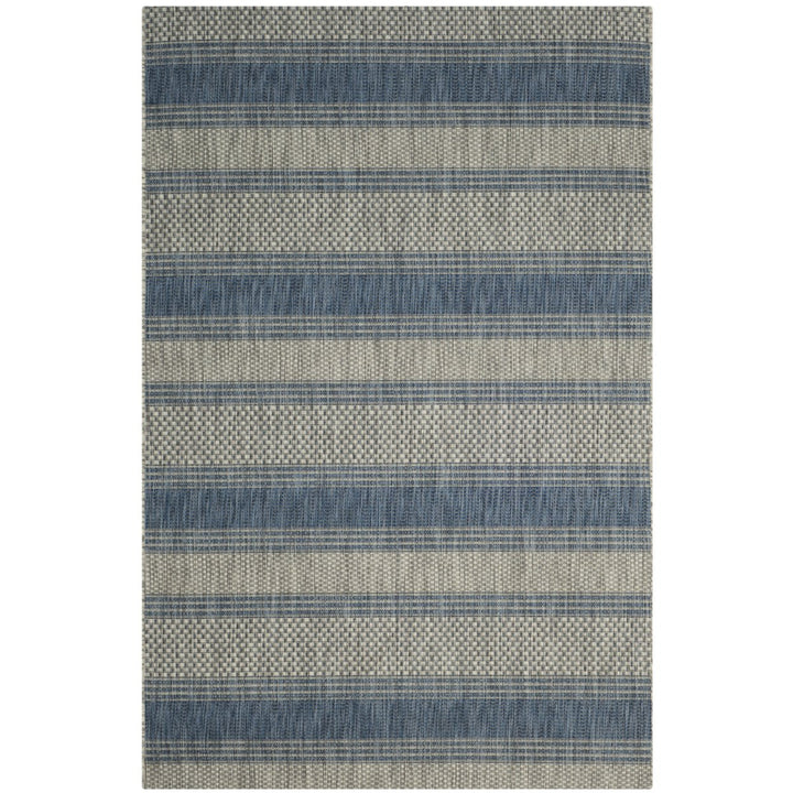 SAFAVIEH CY8464-36812 Courtyard Grey / Navy Image 1