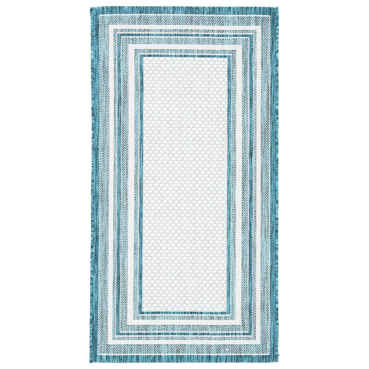 SAFAVIEH CY8475-53512 Courtyard Ivory / Teal Image 5