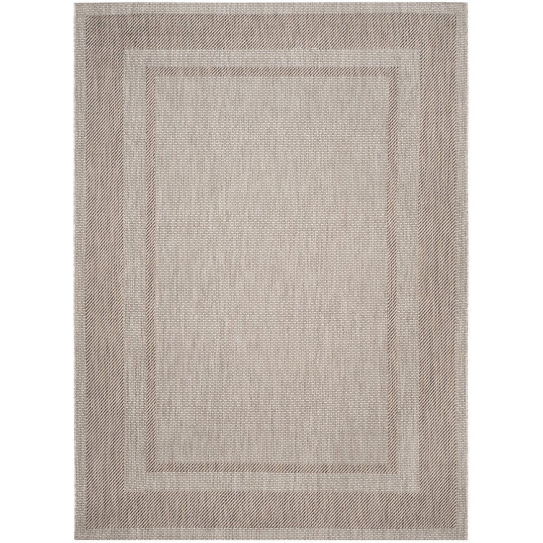 SAFAVIEH Outdoor CY8477-36312 Courtyard Beige / Brown Rug Image 4