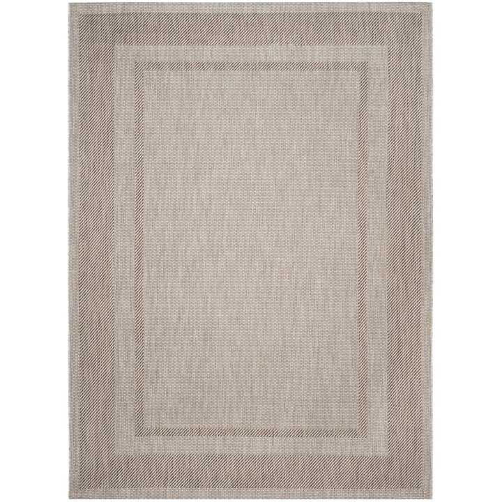 SAFAVIEH Outdoor CY8477-36312 Courtyard Beige / Brown Rug Image 4