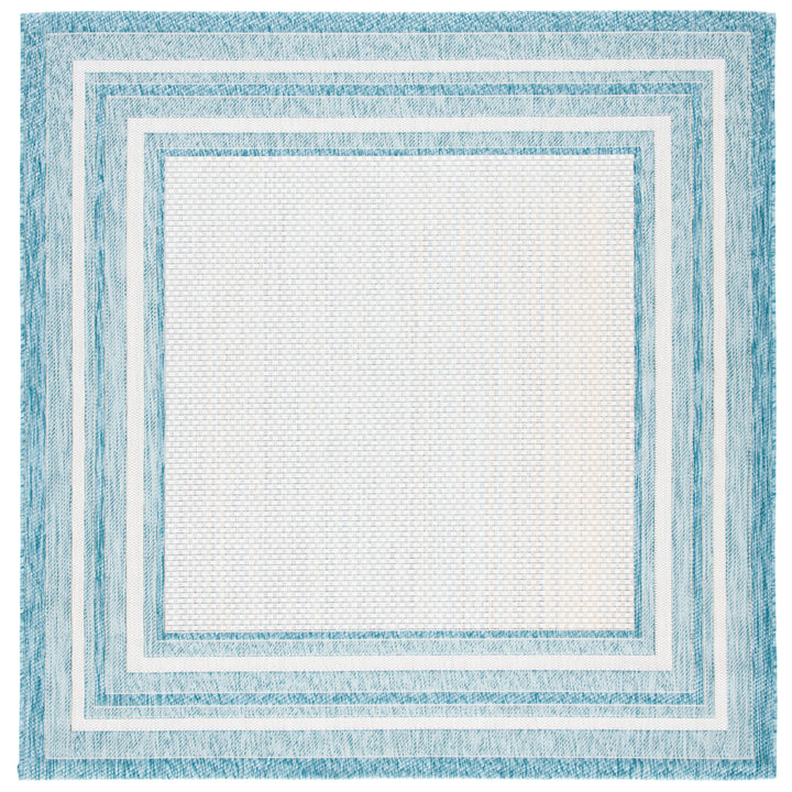 SAFAVIEH CY8475-53612 Courtyard Ivory / Aqua Image 3