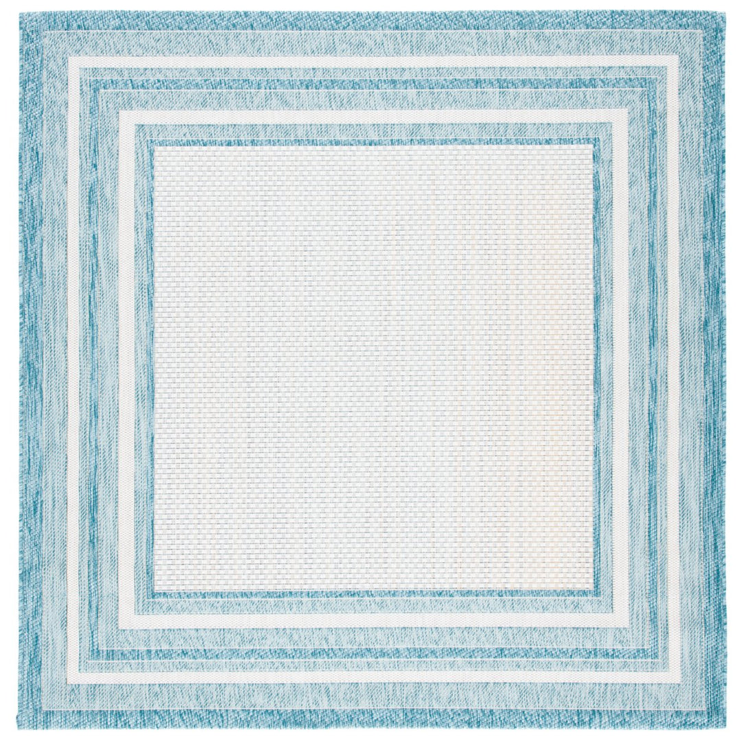 SAFAVIEH CY8475-53612 Courtyard Ivory / Aqua Image 1