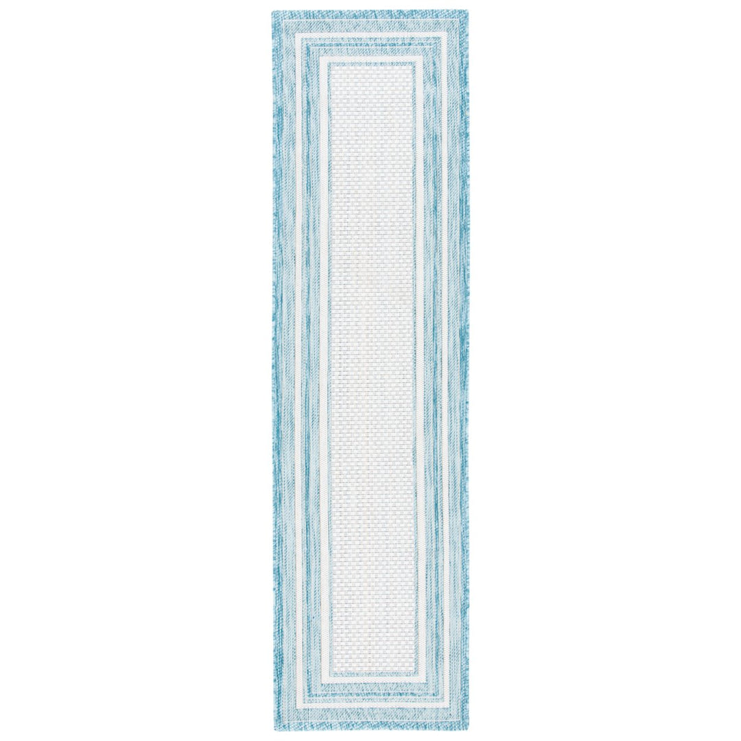 SAFAVIEH CY8475-53612 Courtyard Ivory / Aqua Image 1