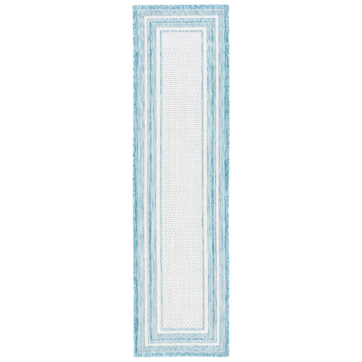 SAFAVIEH CY8475-53612 Courtyard Ivory / Aqua Image 1