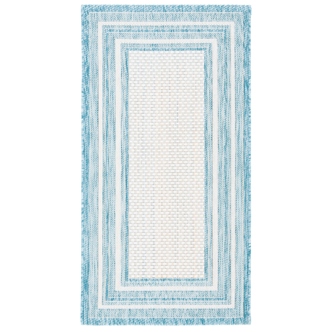 SAFAVIEH CY8475-53612 Courtyard Ivory / Aqua Image 5