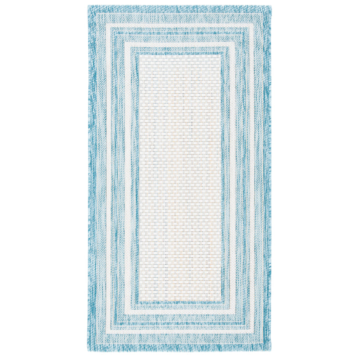 SAFAVIEH CY8475-53612 Courtyard Ivory / Aqua Image 5