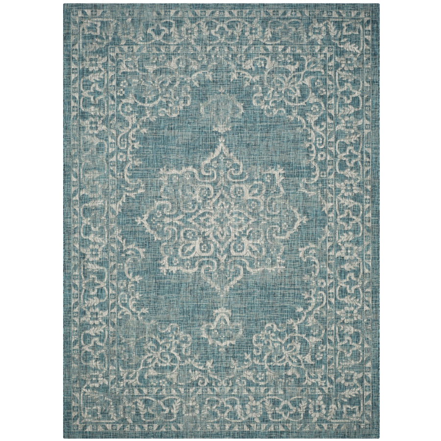 SAFAVIEH CY8481-37221 Courtyard Blue / Grey Image 1