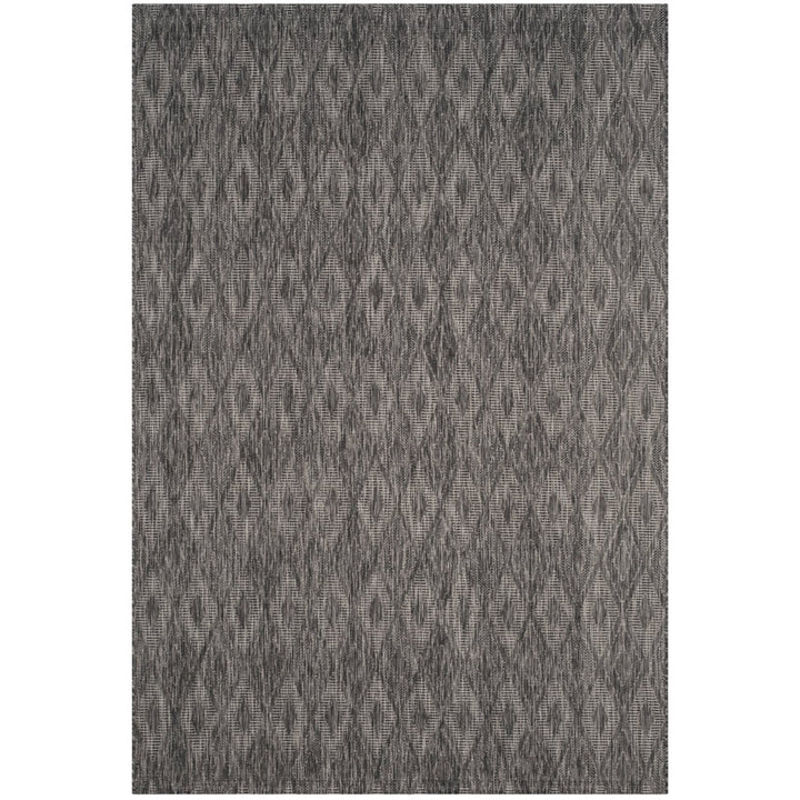 SAFAVIEH Outdoor CY8522-36622 Courtyard Black / Black Rug Image 6