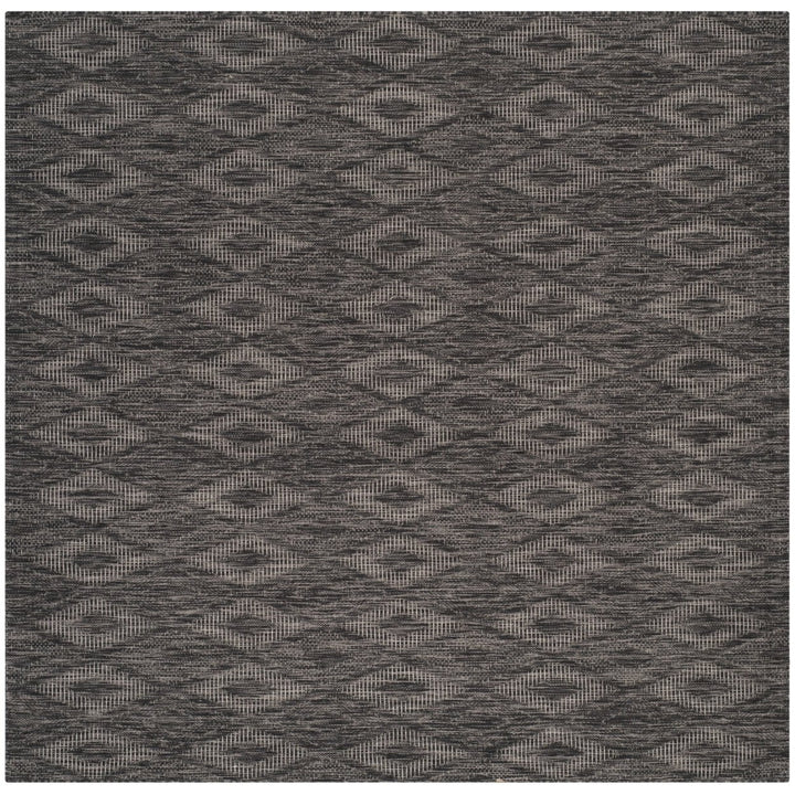 SAFAVIEH Outdoor CY8522-36622 Courtyard Black / Black Rug Image 8