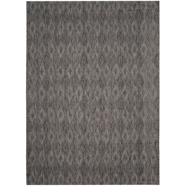 SAFAVIEH Outdoor CY8522-36622 Courtyard Black / Black Rug Image 9