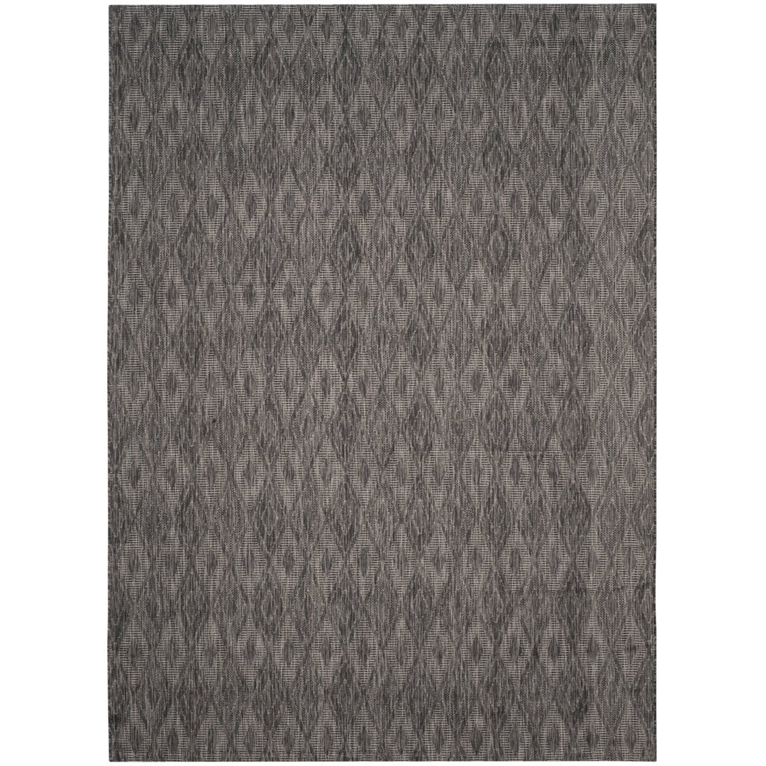 SAFAVIEH Outdoor CY8522-36622 Courtyard Black / Black Rug Image 1