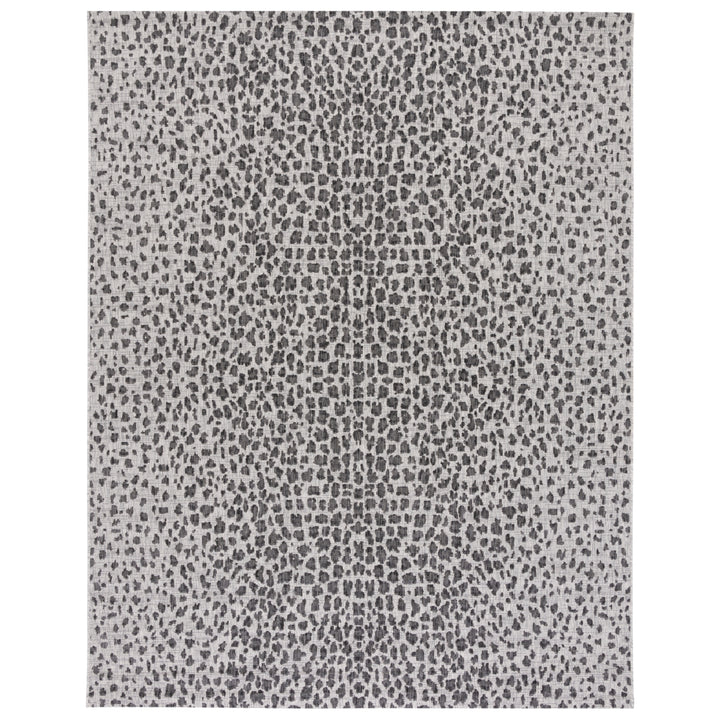 SAFAVIEH Outdoor CY8505-37612 Courtyard Navy / Grey Rug Image 3