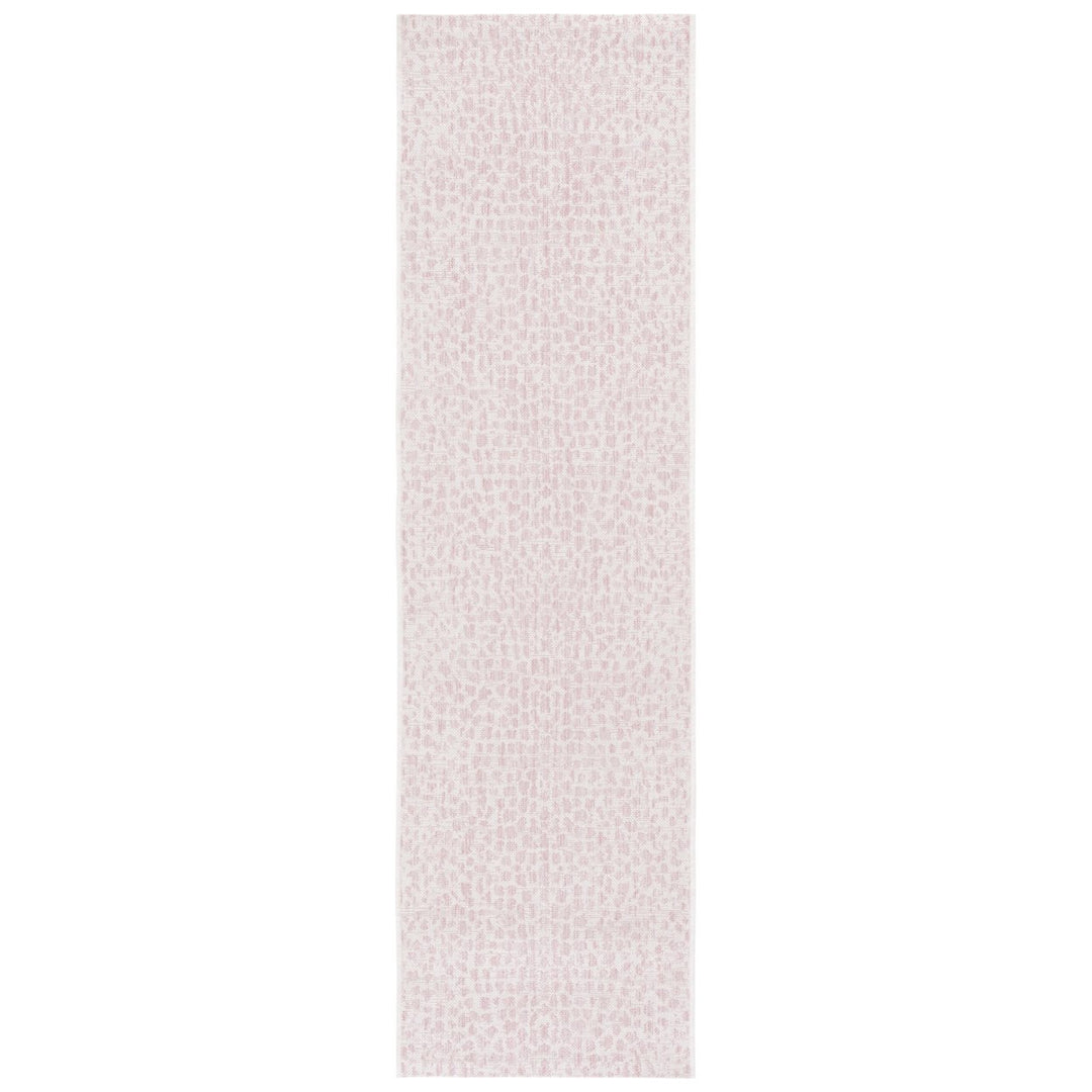 SAFAVIEH Outdoor CY8505-56212 Courtyard Ivory / Blush Pink Rug Image 6