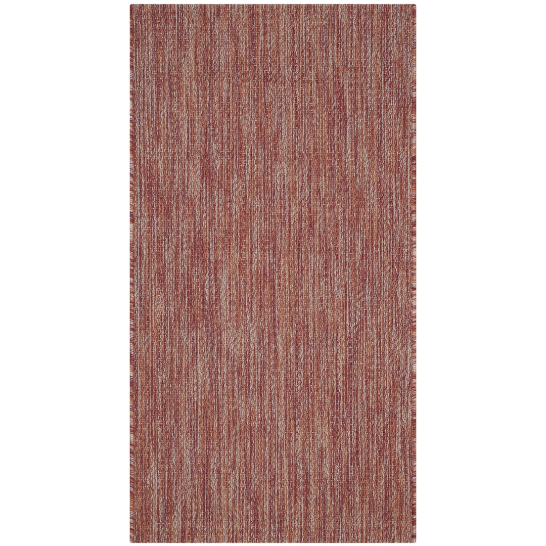 SAFAVIEH Outdoor CY8520-36522 Courtyard Red / Red Rug Image 2