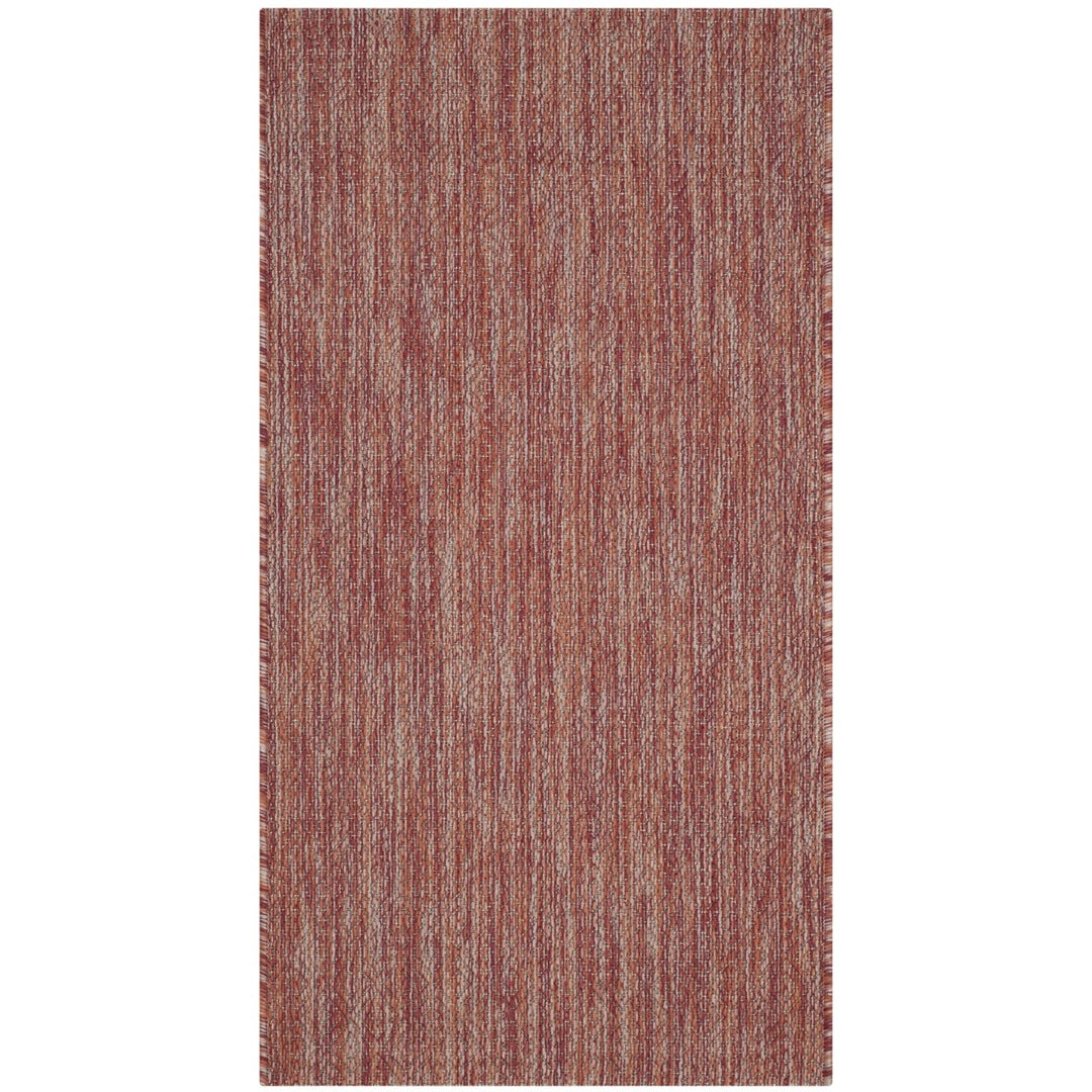 SAFAVIEH Outdoor CY8520-36522 Courtyard Red / Red Rug Image 1