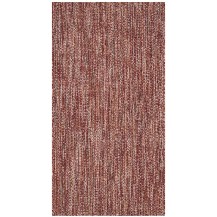 SAFAVIEH Outdoor CY8520-36522 Courtyard Red / Red Rug Image 1