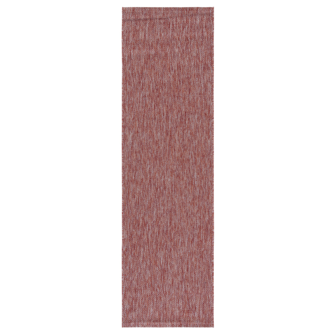 SAFAVIEH Outdoor CY8520-36522 Courtyard Red / Red Rug Image 3