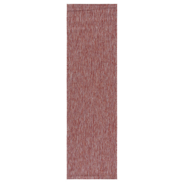 SAFAVIEH Outdoor CY8520-36522 Courtyard Red / Red Rug Image 1