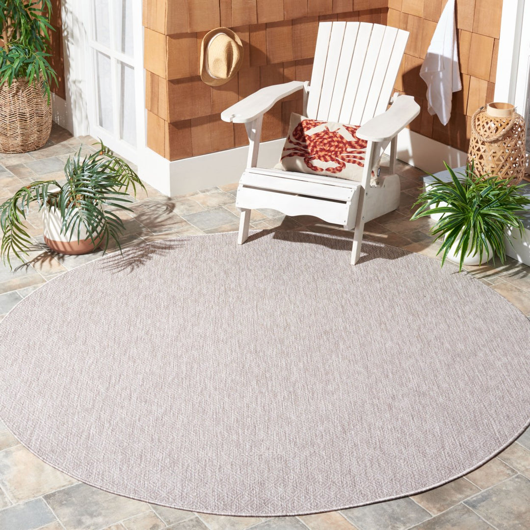 SAFAVIEH Outdoor CY8520-36311 Courtyard Beige / Beige Rug Image 2