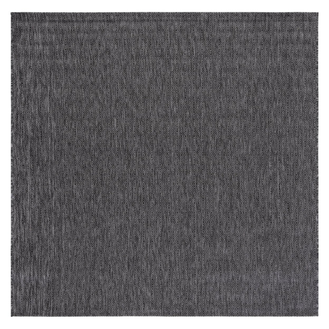 SAFAVIEH Outdoor CY8520-53722 Courtyard Black / Grey Rug Image 7