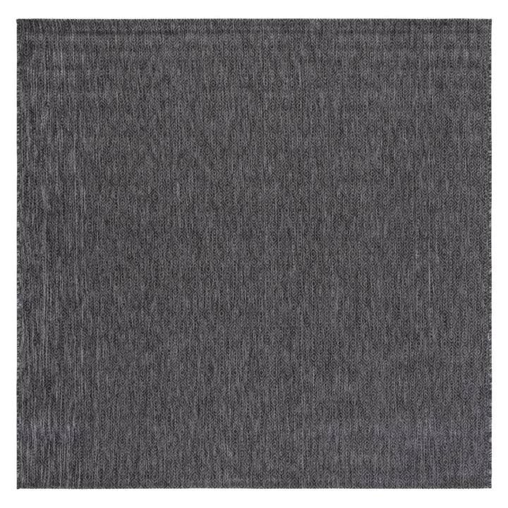 SAFAVIEH Outdoor CY8520-53722 Courtyard Black / Grey Rug Image 7