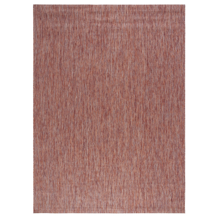 SAFAVIEH Outdoor CY8520-36522 Courtyard Red / Red Rug Image 9