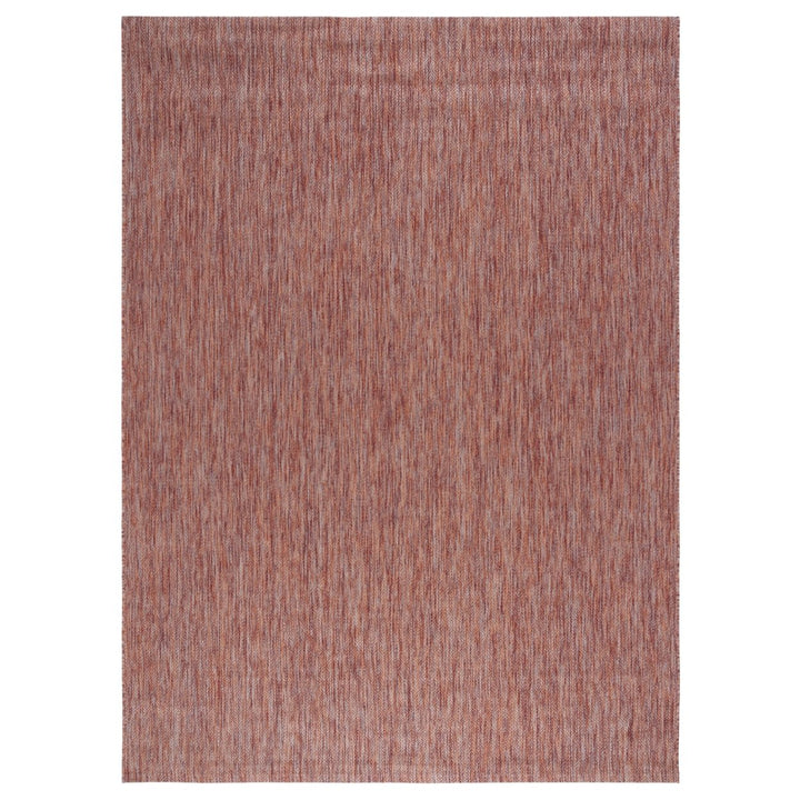 SAFAVIEH Outdoor CY8520-36522 Courtyard Red / Red Rug Image 1