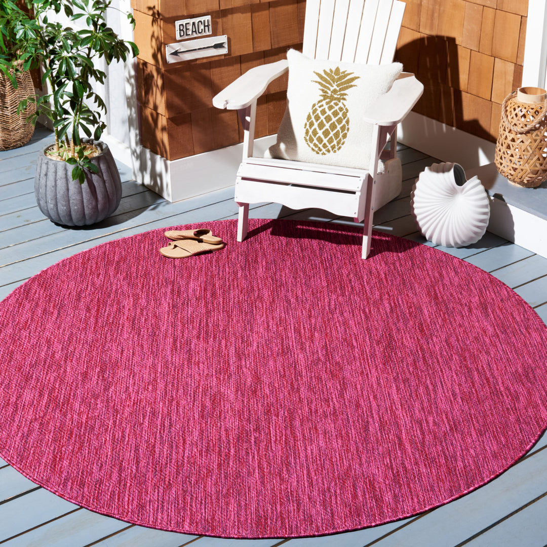 SAFAVIEH Outdoor CY8520-55922 Courtyard Collection Red Rug Image 2