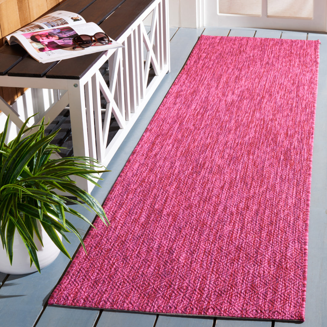 SAFAVIEH Outdoor CY8520-55922 Courtyard Collection Red Rug Image 3