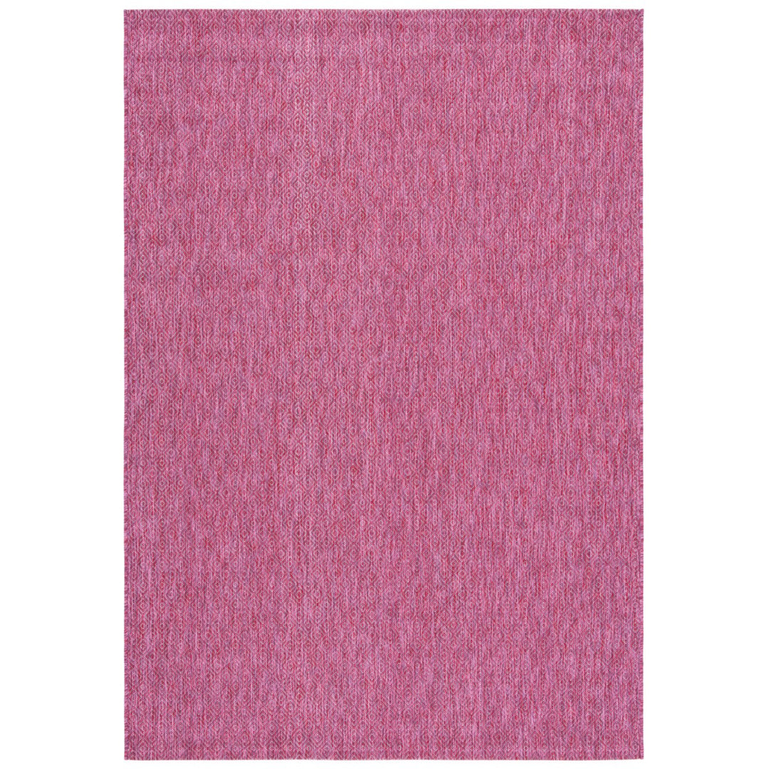 SAFAVIEH Outdoor CY8520-55922 Courtyard Collection Red Rug Image 1