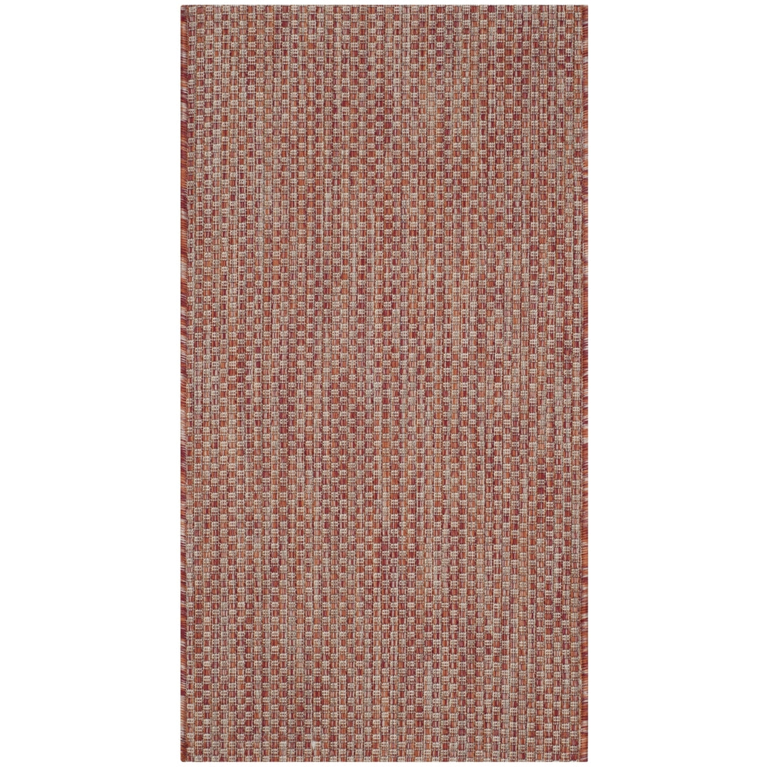 SAFAVIEH Outdoor CY8521-36521 Courtyard Beige / Brown Rug Image 3