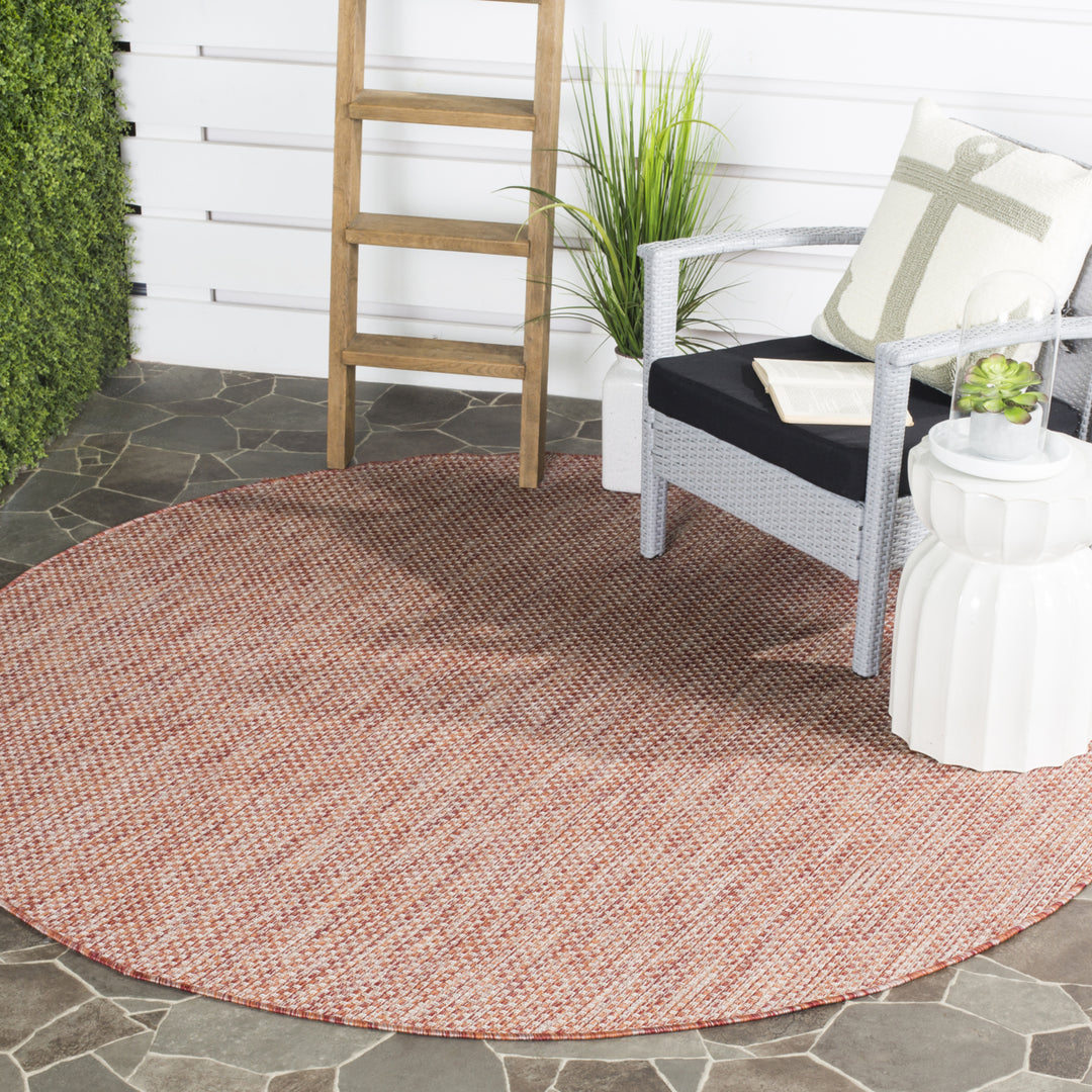 SAFAVIEH Outdoor CY8521-36521 Courtyard Beige / Brown Rug Image 11