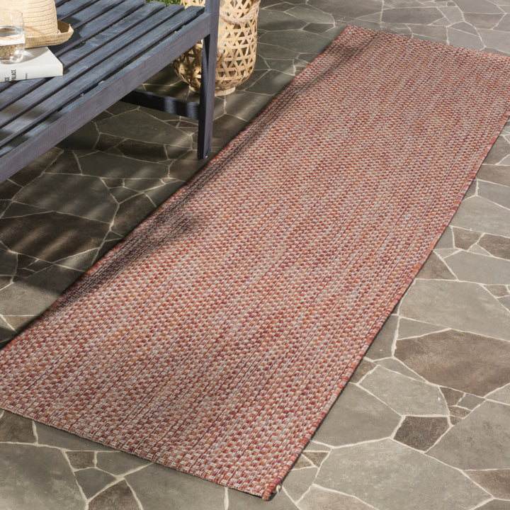 SAFAVIEH Outdoor CY8521-36521 Courtyard Beige / Brown Rug Image 12