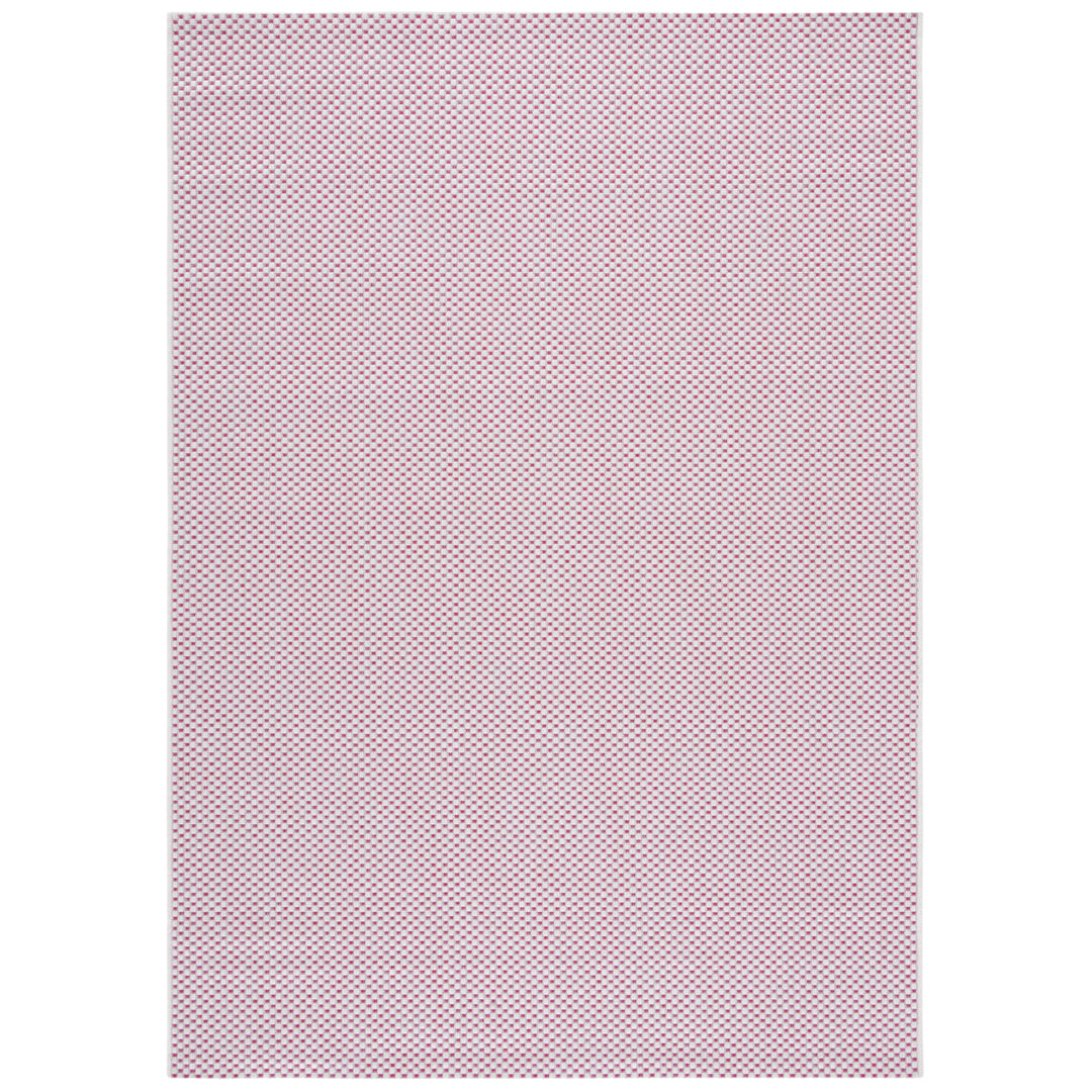 SAFAVIEH Outdoor CY8521-53812 Courtyard Ivory / Pink Rug Image 4