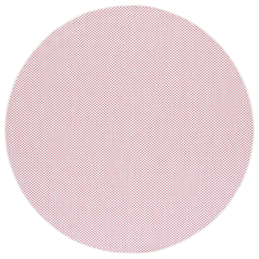 SAFAVIEH Outdoor CY8521-53812 Courtyard Ivory / Pink Rug Image 5